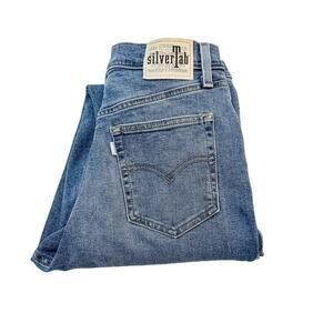 Levi's Silvertab Mom Jeans Vintage Wash Denim Jeans Size 28 x 27